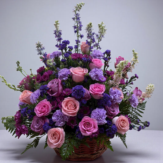 Gracious Lavender Basket