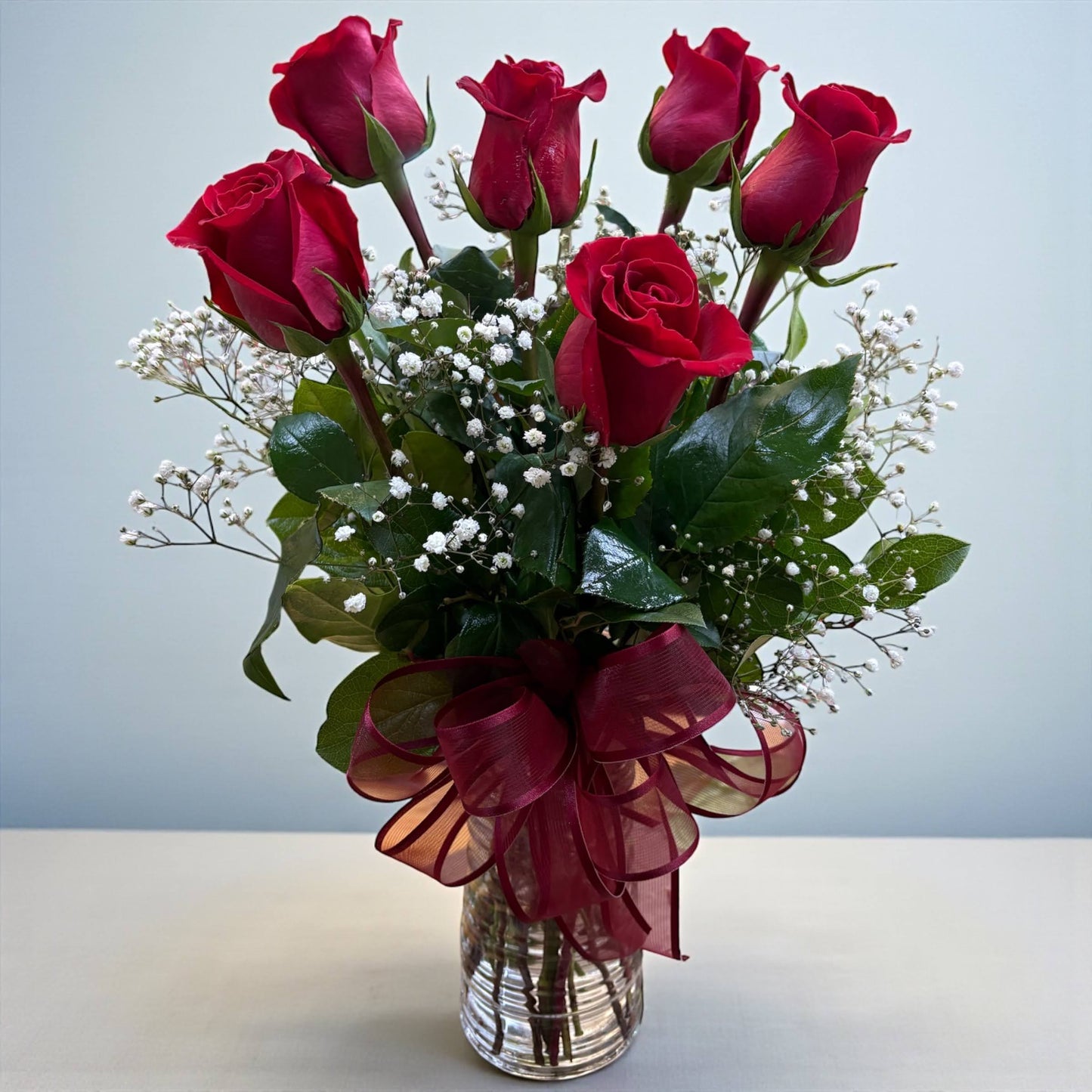 Half Dozen Red Roses