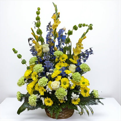 Sunny Meadow Basket – SHELTON'S FLOWERS, Amarillo TX
